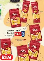 FİLİZ MAKARNA ÇEŞİTLERİ 500 G